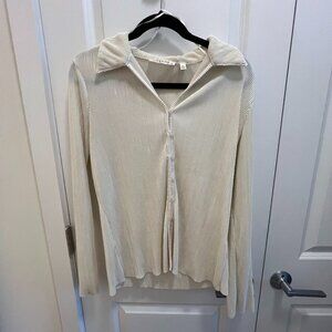 Cyrus Ribbed Knit Long Sleeved Shirt